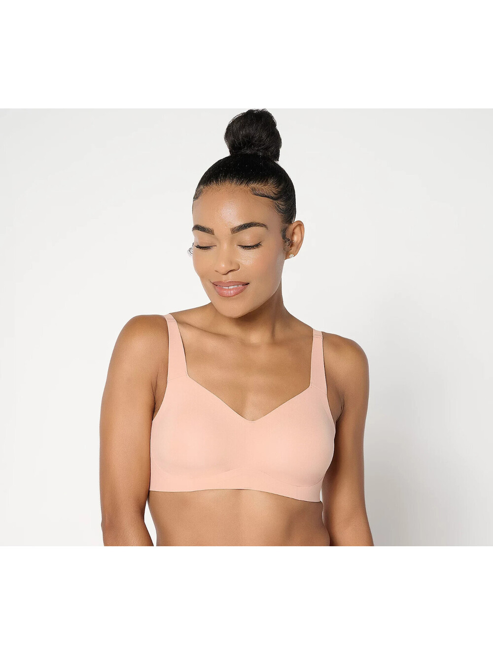 Evelyn & Bobbie Beyond Seamless Wirefree Bralette Bra Himalayan Salt, Medium